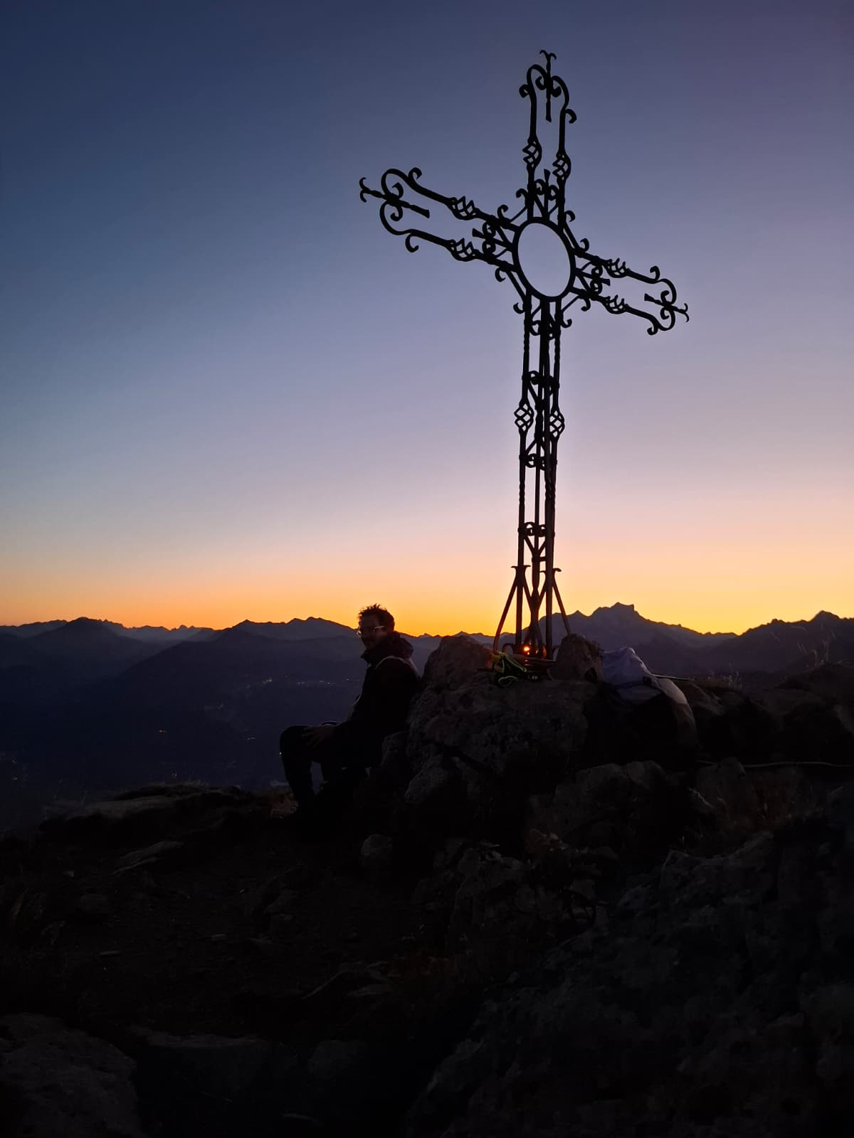 Levé de soleil à la Dent de Valerette