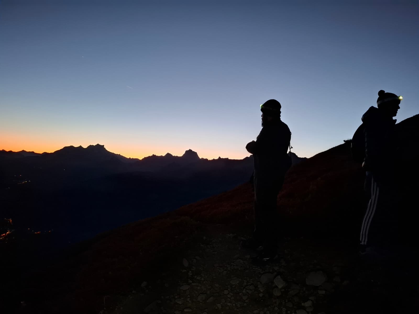 Levé de soleil à la Dent de Valerette